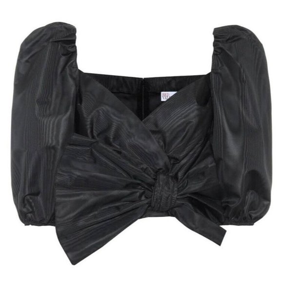 Valentino Black Off-Shoulder Blouse - Picture 3 of 5